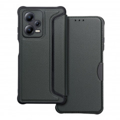 XIAOMI Redmi Note 12 Pro Plus 5G Wallet Cases Razor Book Carbon Fibre, Carbon pattern Dark green