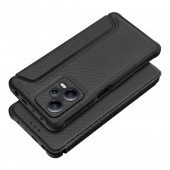 XIAOMI Redmi Note 12 Pro Plus 5G Wallet Cases Razor Book Carbon Fibre, Carbon pattern Black
