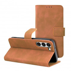 Samsung Galaxy S23 5G Wallet Cases TENDER Book Brown