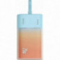 Baseus Power bank PPKDC05I 5200 mAh with built-in cable Lightning + cable Type C to Type C PD QC 2,4A 20W blue orange